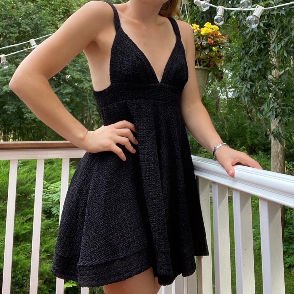 Alexis Pludge Black Dress
